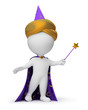 3d small people - magician