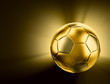 Gold soccer