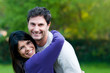 Happy smiling young couple