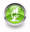 ''Microscope'' glossy icon