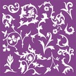 Floral elements for design