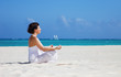 meditation on the beach