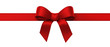 Red silk ribbon panorama