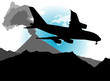 Airplane & Vulcano