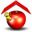 Casa Mela-Apple House-3d Cartoon