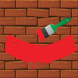 Background from a red brick. Vector illustration Background from a red brick. Vector illustration