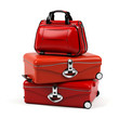 Suitcase isolated on a white background.