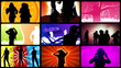 Stock animation presenting people on the dancefloor
