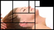 Montage of a blond woman relaxing in a spa center in HD