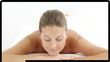 Montage presenting a relaxed woman having spa treatments Montage presenting a relaxed woman having spa treatments