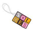 Soldes étiquette cases