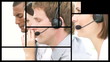 Team of people working in a call centre