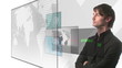3D animation showing the concept of digital world