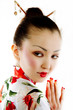 Portrait of geisha
