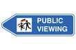 Public Viewing Wegweiser links