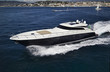 France, Cannes, aerial view of the city and luxury yacht