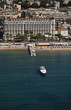 France, Cannes, aerial view of the city and the coastline