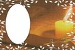 cadre et fond communion