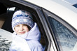 girl in a car