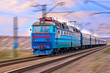 Blurred train