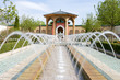 Brunnen im marrokanischen garten