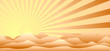 Sun behind the mountains