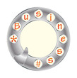 Telephone disk and business
