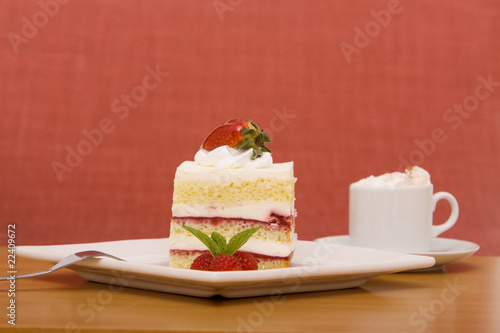 Photo: Dessert and coffee Dessert and coffee