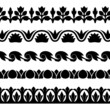 Set of pattern brushes for boader decoration Set of pattern brushes for boader decoration