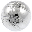 boule de pétanque, fond blanc