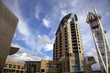 Modern buildings at Salford Quays in Manchester Modern buildings at Salford Quays in Manchester