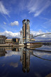 Modern buildings at Salford Quays in Manchester Modern buildings at Salford Quays in Manchester
