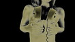 sexy woman dances and teases