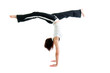 girl capoeira dancer posing girl capoeira dancer posing