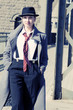 Woman at tie