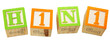 H1N1 in Alphabet Blocks H1N1 in Alphabet Blocks