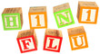 H1N1 Flu in Alphabet Blocks H1N1 Flu in Alphabet Blocks