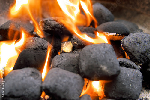 Photo: Grillkohle Grillkohle