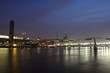 London night scene: Tate Modern and Millennium Bridge