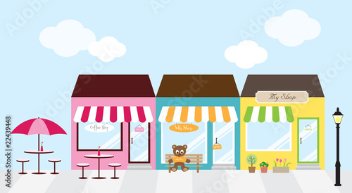 Vector: Shopping Center Shopping Center