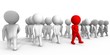 Moving against the masses - a 3d image