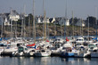 particolare del porto turistico di Concarneau, Bretagna