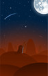 Vector illustration of observatory