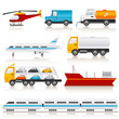 Vector: transport icons transport icons
