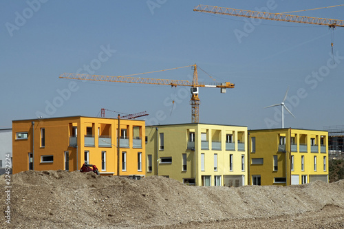 Photo: wohnhäuser im neubaugebiet wohnhäuser im neubaugebiet