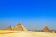 Aegypten, Giseh, Cheops- und Chephrenpyramide