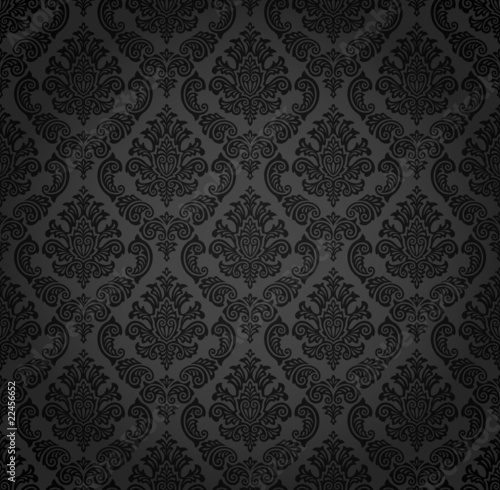 Damask Wallpaper on Seamless Damask Wallpaper From Gregor Buir  Royalty Free Vector