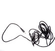 Black electric wire.