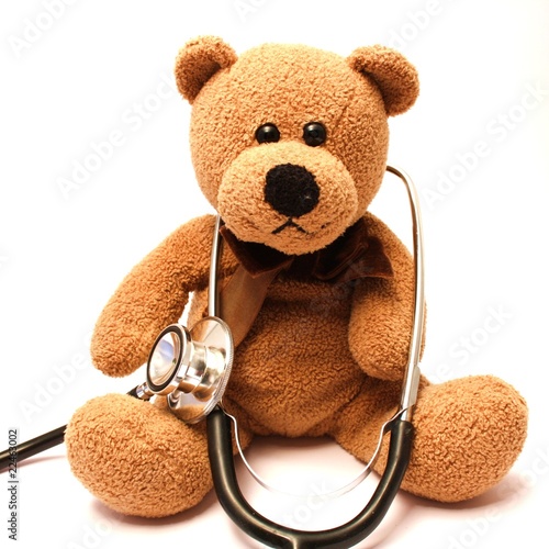 Foto: Teddy mit Stethoskop Teddy mit Stethoskop