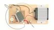 Rotating lamp with green / red LED array